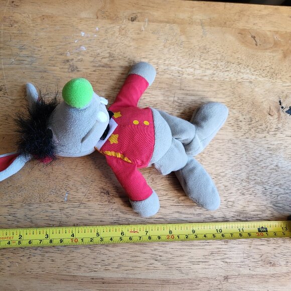 Sesame Street Benny Rabbit Bean Bag 9" Plush Toy Tyco 1997 VTG GUC SEE PICTURES - Picture 6 of 6